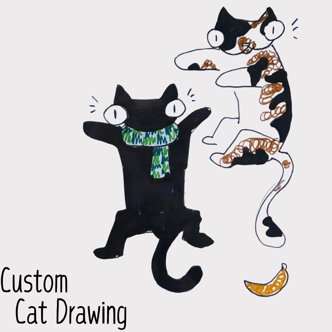 Custom Cat Drawing