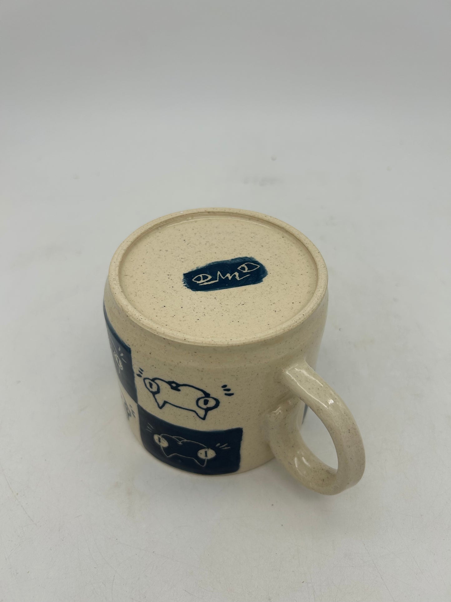 Checker Cat Mug #1