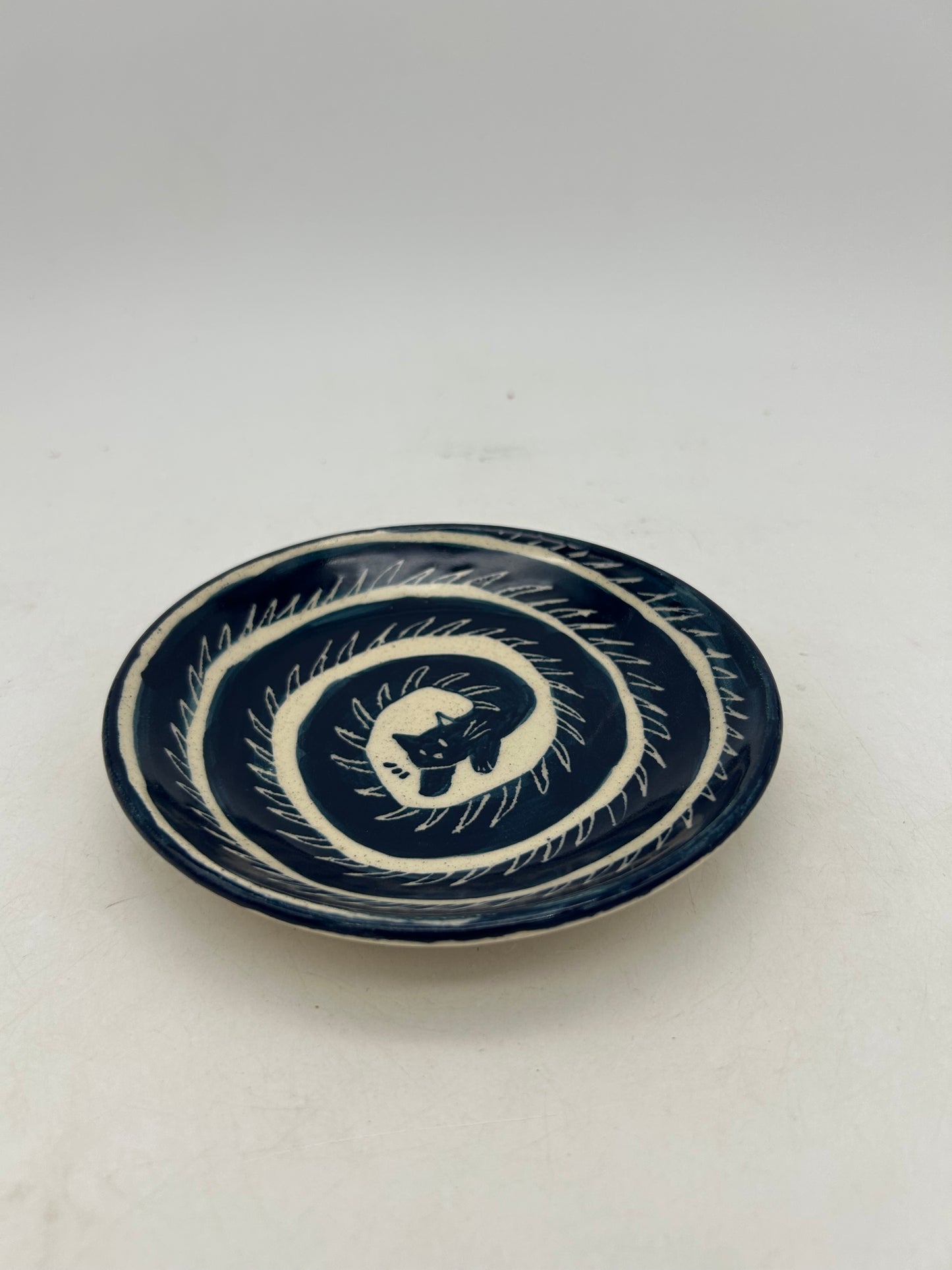 Tabby Spiral Snack Plate