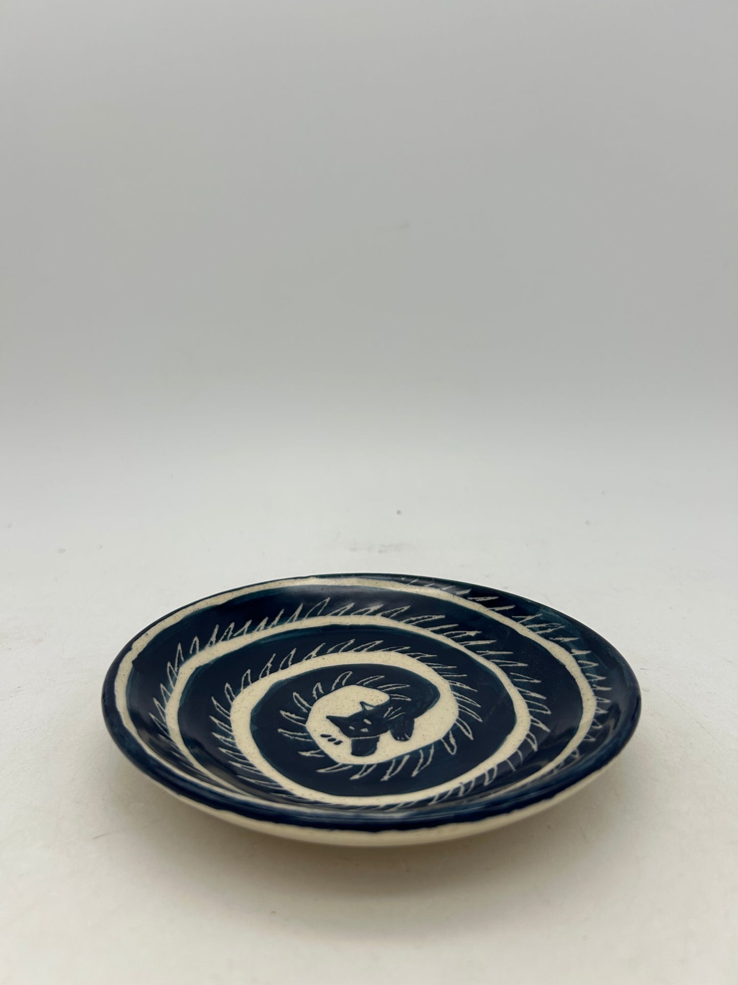 Tabby Spiral Snack Plate