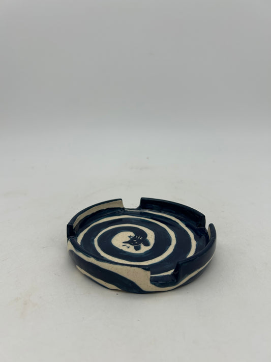 Spiral Cat Ashtray