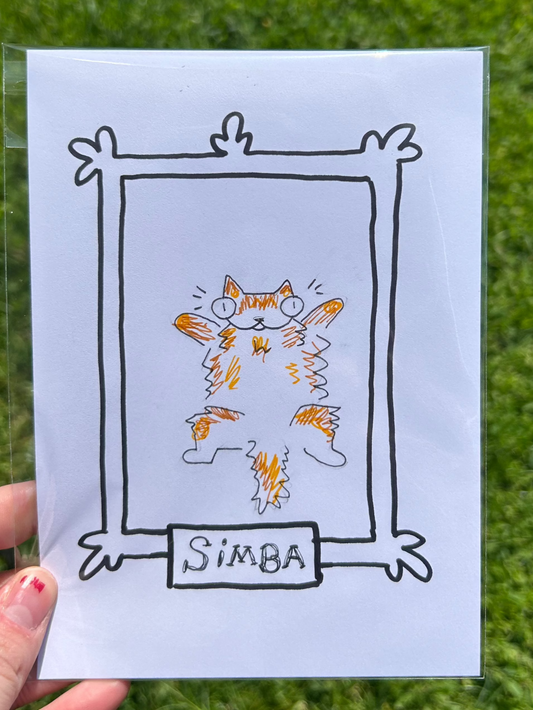 Custom Cat Drawing