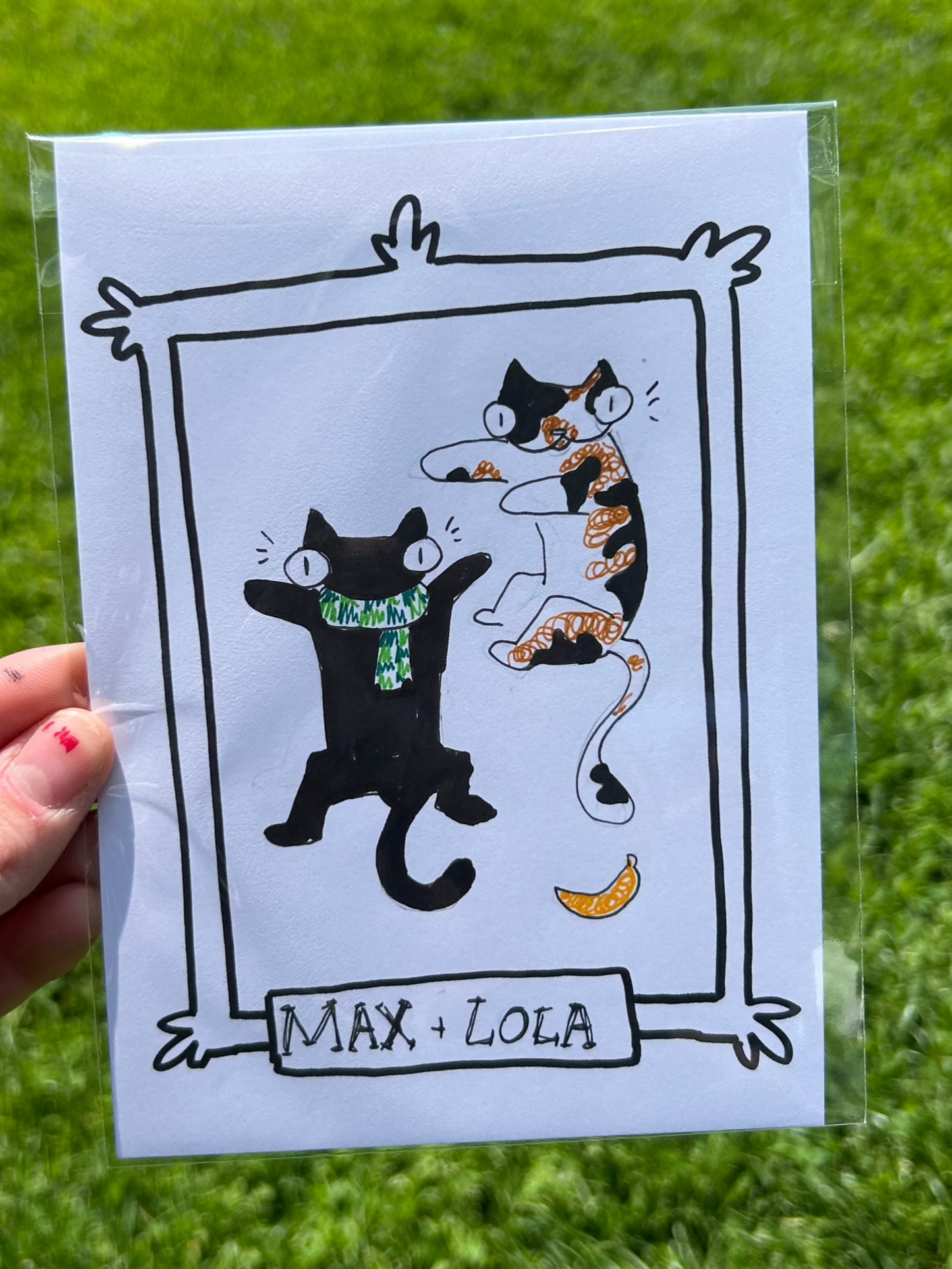 Custom Cat Drawing